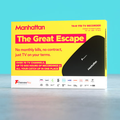 Manhattan T4-R Freeview Play 4K Smart Box 1TB