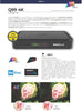Digiquest Q99 4K UHD Tivùsat Receiver Activated Card Italian TV Plug & Play