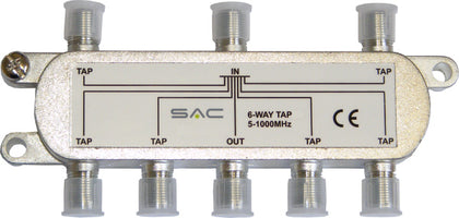 6 way tap. 24dB. Class A shielded