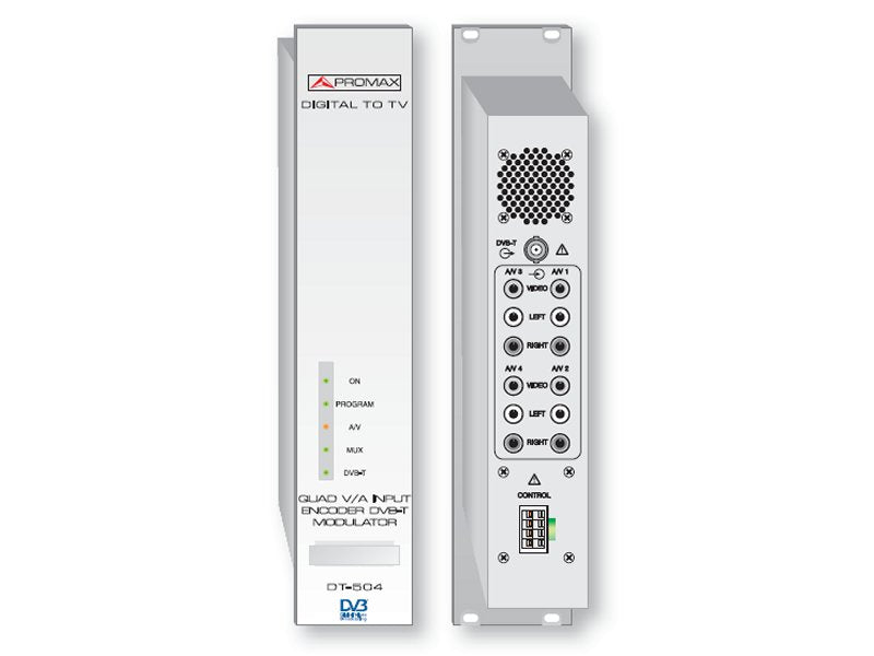 Pro Plus Encoder PROMAX Quadruple Video/Audio Encoder – PlutoDirect