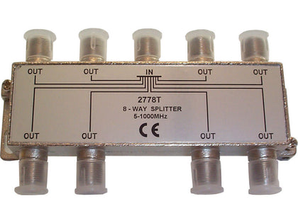 INTERNAL 8 Way 'F' Splitter (5-1000MHz)