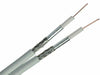 250m WF65 Twin Coax Satellite Cable Sky Plus+ Freesat HD White Twin Shotgun
