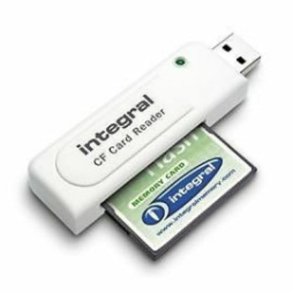 GENUINE INTEGRAL COMPACT FLASH USB CF MEMORY CARD READER WRITER