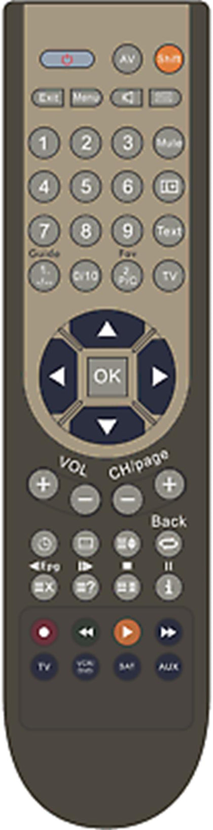 Replacement Remote Control for Spiderbox 6000HD