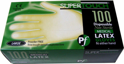 NEW 100 BOX OF PROFESSIONAL LARGE STRONG DISPOSABLE LATEX POWDER FREE PLASTIC GL