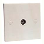 Single Flush Outlet Plate
