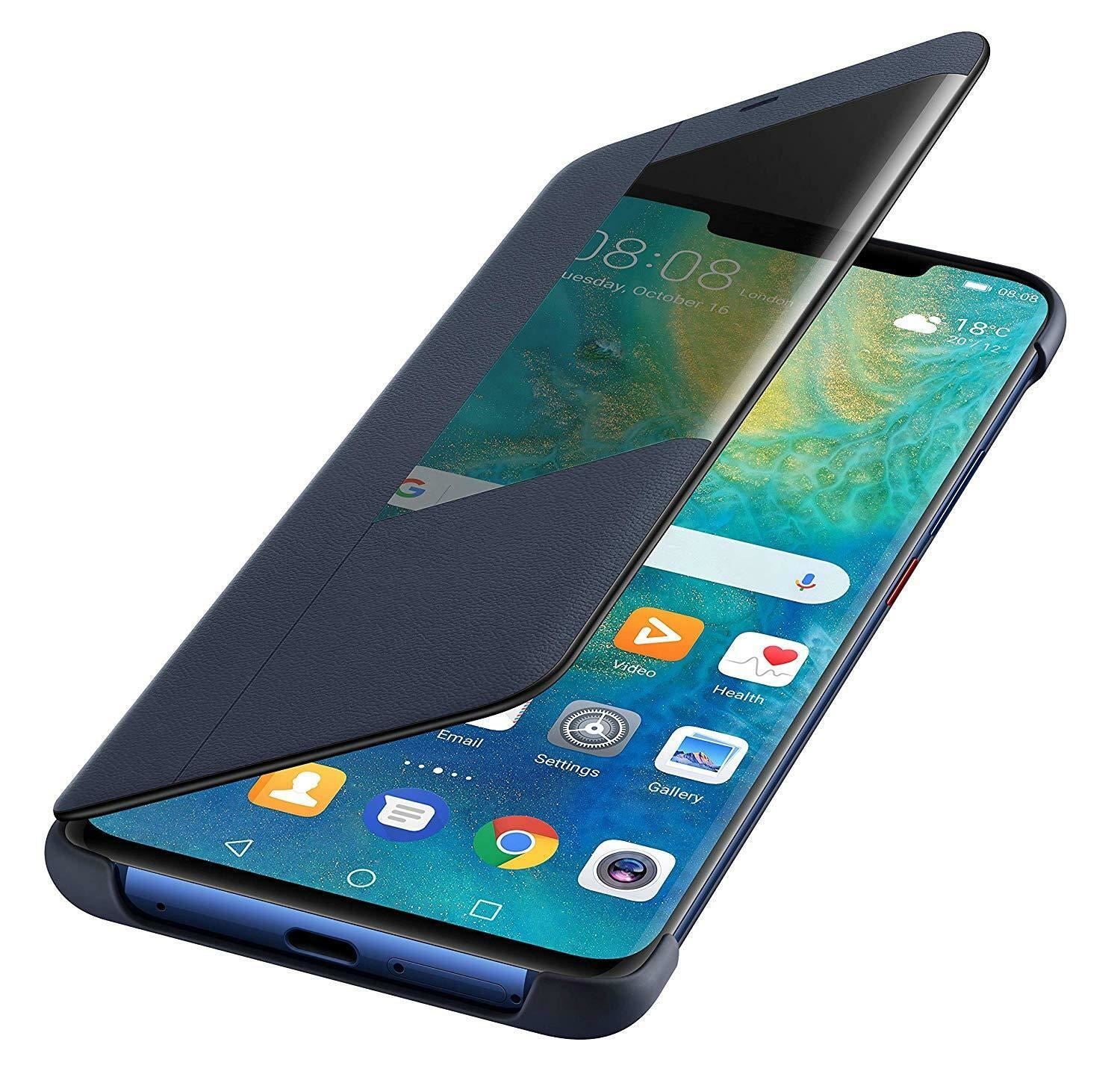 GENUINE HUAWEI MATE 20 PRO SMART VIEW FLIP CASE COVER WALLET SLEEP WAK PlutoDirect