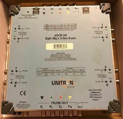 New Unitron dSCR-58 Eight-Way x 16 User Bands