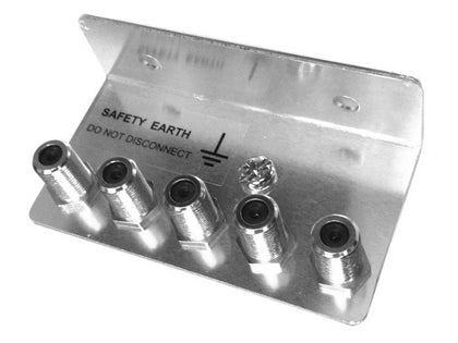 (x5) UNIVERSAL 'F' Earth Bonding Bar