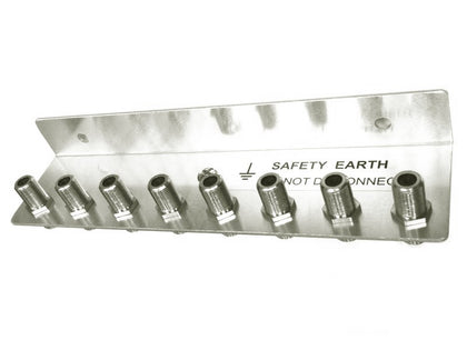 (x8) UNIVERSAL 'F' Earth Bonding Bar