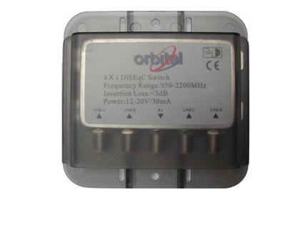 ORBITAL DiSEqC-1 4x1 SAT Switch