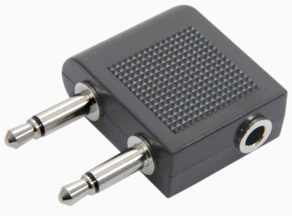 3.5mm Stereo Headphone Jack Adaptor Converter for Airplane / Aircraft / Airline