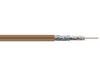 100m TRIAX 'FOAM' Domestic RG6 Brown PVC