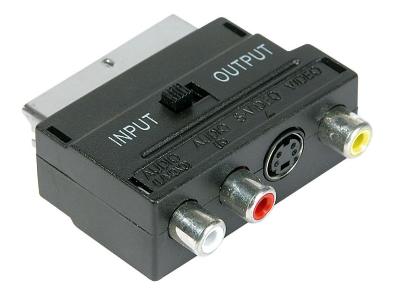 Scart-3 Phono + S-VHS Adaptor
