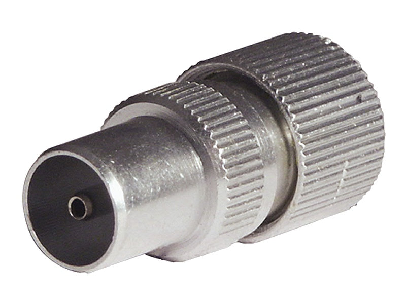 (100) VISION IEC Coax Plug Male Aluminium