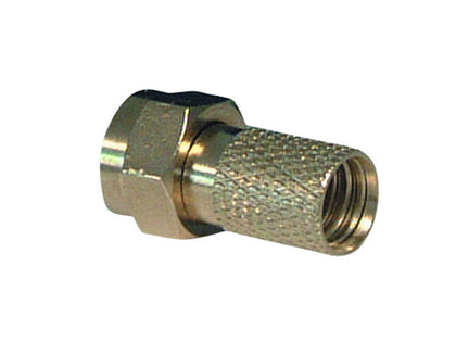 (100) VISION Screw 'F' Connector *Long*1mm