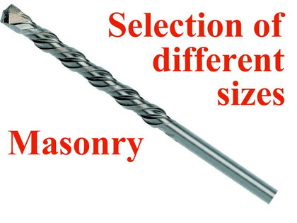 8mm X 400mm Straight Masonry Bit