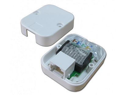 Toolless RJ45 IDC Socket c/w Screw On Lid