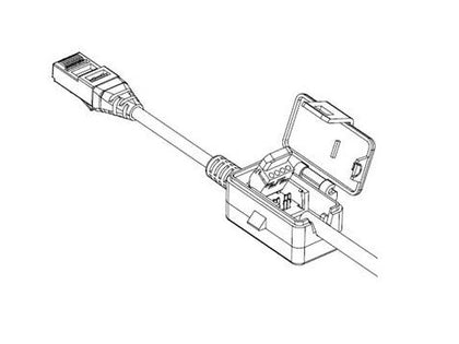Toolless RJ45 IDC Connector (2 Pair) 30cm