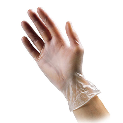 VINYL Gloves Powder Free (x100) LARGE - PPE