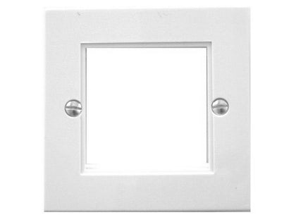 TRIAX Outlet Polycarbonate 2 Module WHITE