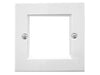 TRIAX Outlet Polycarbonate 2 Module WHITE