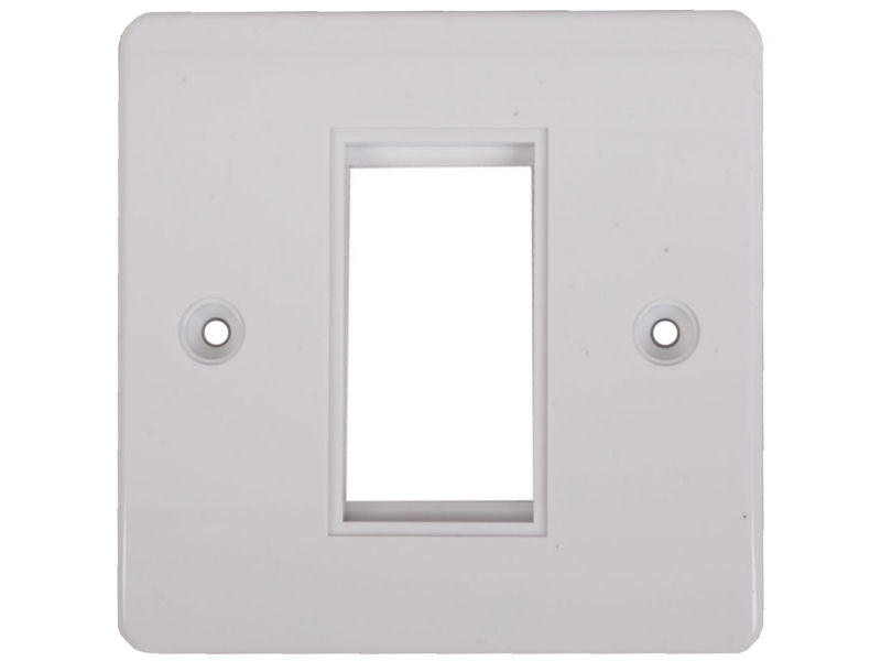 TRIAX Outlet Bevelled Edges 1 Module WHITE