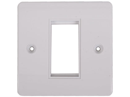 TRIAX Outlet Bevelled Edges 1 Module WHITE