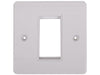 TRIAX Outlet Bevelled Edges 1 Module WHITE