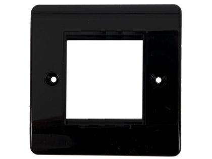 TRIAX Outlet Bevelled Edges 2 Module BLACK