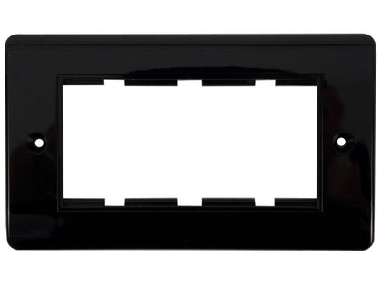 TRIAX Outlet Bevelled Edges 4 Module BLACK