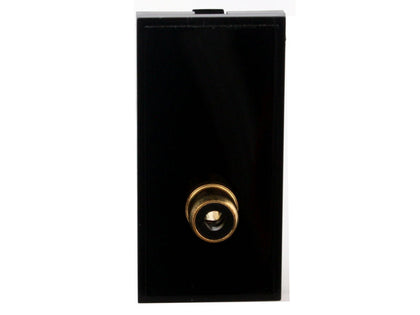 TRIAX Single Phono RCA BLACK