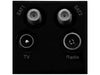 TRIAX Quad UHF-FM/DAB-SAT1-SAT2 BLACK