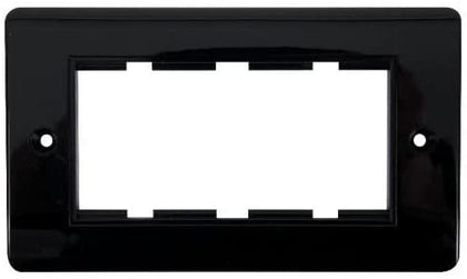 Triax Polycarbonate Black Bevel Edge Double Module-304235