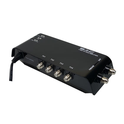 SAC 4 Way Indoor UHF/DAB IR Pass LTE Amplifier