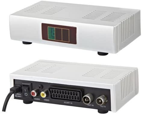 Generic RF Modulator UHF Channel 21-69 Scart CCTV Convert Composite Aerial TV Phono RCA