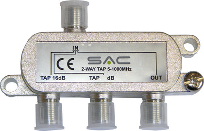 2 way tap. 8dB. Class A shielded