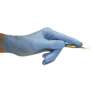 NITRILE Blue Gloves (x100) LARGE - PPE