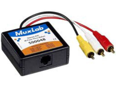 MUXLAB Stereo AV + IR Over x1 CAT5e Balun