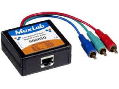 MUXLAB Video/Audio (M) Over x1 CAT5e Balun