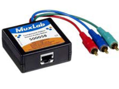 MUXLAB Component Video/Stereo Audio Balun