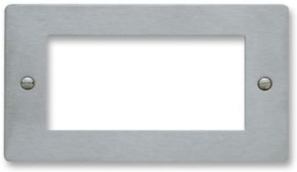 TRIAX 304219 BRUSHED STAINLESS FLAT DOUBLE MODULE