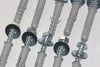 10 x M8 x 50mm Masonry Brick Wall Fixing Screw Bolts & Raw Plugs With Washers