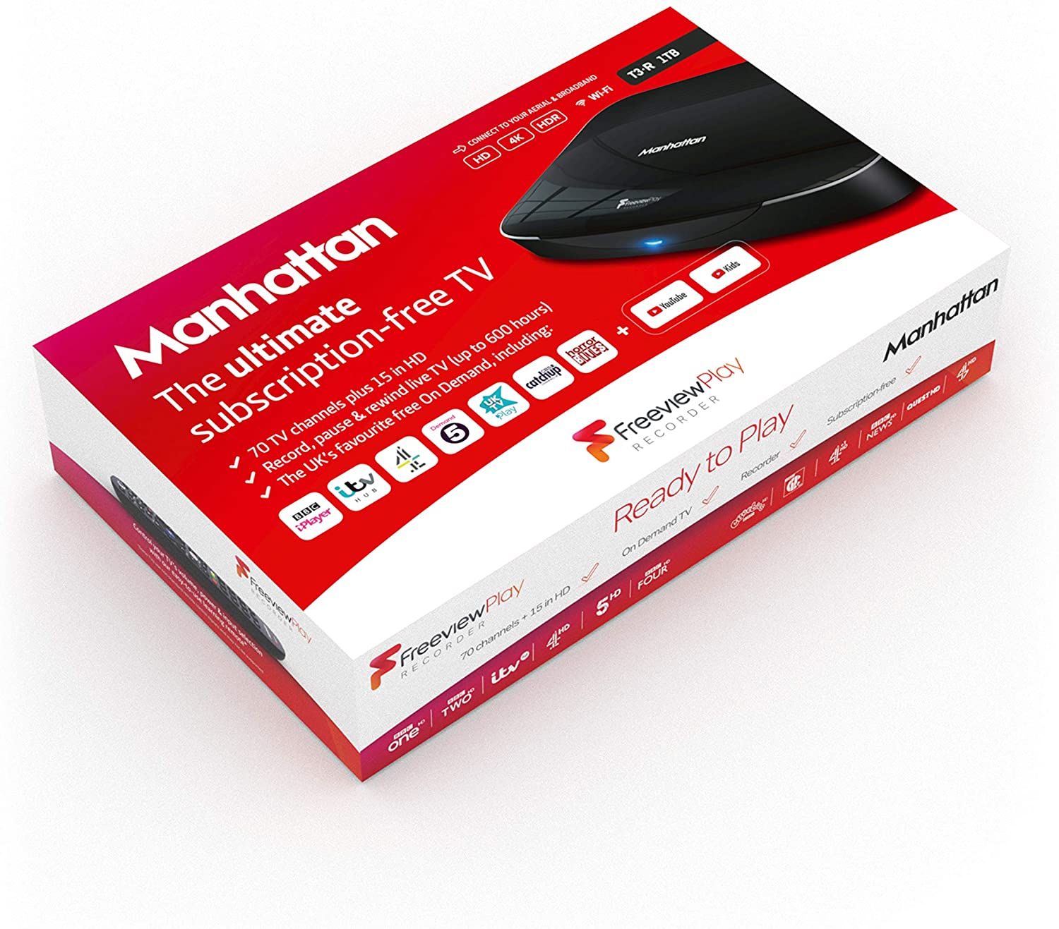 Manhattan T3-R Freeview Play 4K Smart Recorder – PlutoDirect