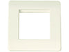 SCREWLESS Outlet Moulded 2 Module WHITE