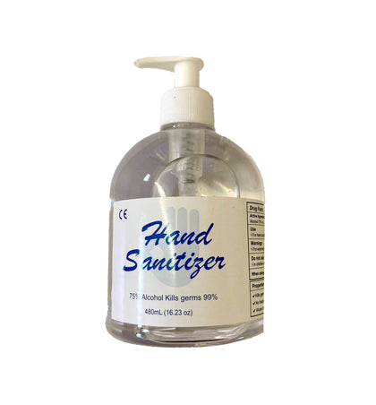 480ml 75% Alcohol Hand Sanitiser Gel - Kills 99% Of Germs