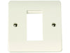 CLICK Outlet Bevelled Edges 1 Module WHITE