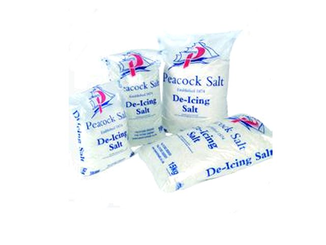 PEACOCK White De-Icing Salt 25Kg Bag