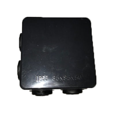 IP55 80mmx80mmx50mm Connection Box BLACK