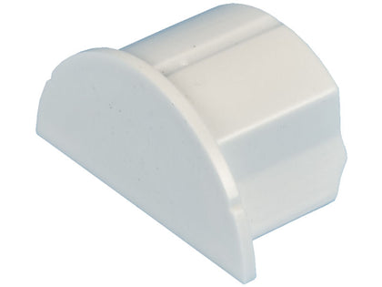 D-LINE 30 x15mm END CAP White